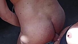 Begged to come with another man's load just to feel horny and screw him hard