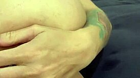 I begged the tattooed redhead to take it in her ass only, she wanted to be loose, and I came inside.