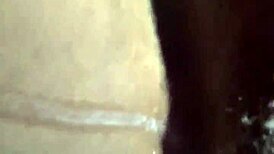 Ebony couple gets wild with homemade breeding action, so hot!