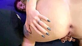 I begged the tattooed redhead to take it in her ass only, she wanted to be loose, and I came inside.