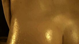 Brunette cougar dances erotic striptease rituals