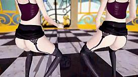 Hololive Uruha Rushia Tocoyami Towa Jaipur Dance