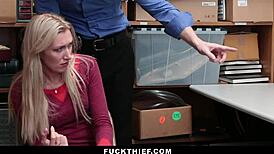 Hot Stepdaughter HAD TO FUCK COP to Save Thief Stepmom