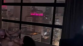 watch this passionate couple fuck in doggystyle with handjob