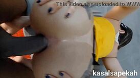 Branquinha gostosa que adora dar o cu pro negao