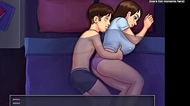 Zaujímavé chvíle, keď zobudím nevlastnú sestru v Summertime Saga časť 24