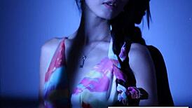 Japanese Pornstar Marica Hase Strips Down for Solo Action