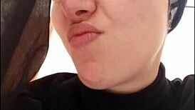 wearing stockings over my face, i look like a total pig with this nose.