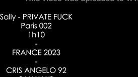 sally and cris angelo enjoy private anal sex in paris