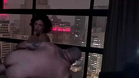 watch this passionate couple fuck in doggystyle with handjob