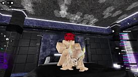 blonde succubus enjoys cat boy fantasy