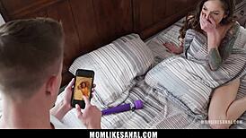 Pervert guy helps Tricia Oaks turn her assfucking fantasy into reality with big tits