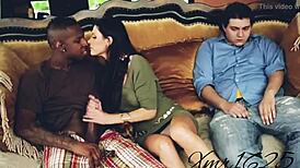 Husband Cuckolded by Black Guy with Monster Cock