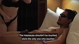 casimiro asks for a massage in his room, but gets a happy ending with dirty talk!