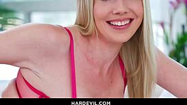 rebel rhyder takes two big black cocks in her ass, leading to an intense prolapse scene.