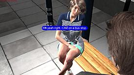 Matt Tricks Bus Stop Girl into Body Shots and Wild Sex