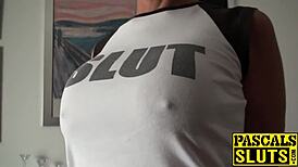 that dirty mature whore waited all day to serve as his sex slave