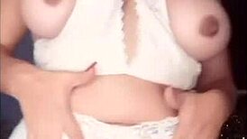 Hot Latina MILF dancing in lingerie, shaking her big ass!