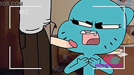 Hey, wanna see Gumball cartoon uncensored sex action?
