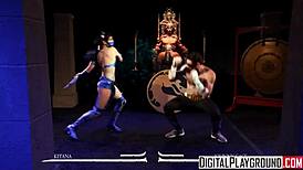 In this mortal kombat xxx parody, warriors engage in intense femdom battles
