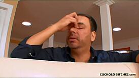 Watch stranger fuck my pussy in cuckold femdom