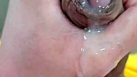 This cute portuguese twink jerks off solo in his neighbor's place.