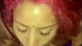 Darlin Davne Masturbates With Dildo And Sucks Cock