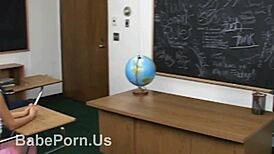 Sexy Young 18+ Girl In Uniform Poses As A Prostitute In Softcore Scene