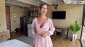 big butt latina milf fucks airbnb guest with monster cock