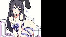 Wow, Sakurajima Mai bunny girl senpai hentai compilation rocks!