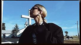 On an Oklahoma ranch, a wife and husband engage in crossdressing sex