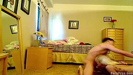 Young friends kiss in group setting