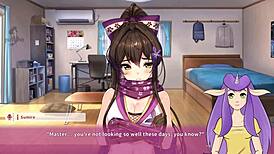 ninnin days part 4 has this sexy ninja maid serving 😏