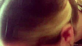 Blonde Amateur Delivers Intense Homemade Deepthroat Action