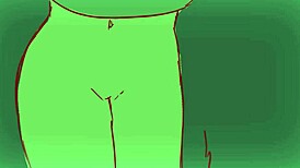 Half-snake mistress licks human sub's ass!