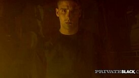 private black belladonna brunette bent over doggystyle blowjob bdsm handjob double cumshot