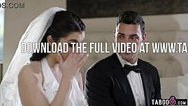 Italian bride Valentina Nappi buttplugged hard on wedding day