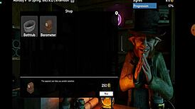 perverted waitress serves up big ass and tits in anime hentai