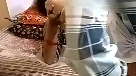 Indian saali invites jija for steamy home sex and fun.