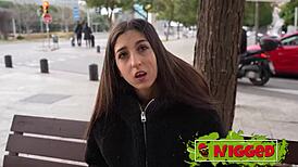 shy spanish petite vanesa merino craves interracial blowjob action