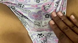 The hottest pussy rubbing and cumshot on little 18+ stepsisters pussy