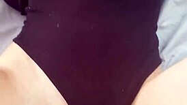 Perfect Body Babe Masturbates With Monster Cock In Pov