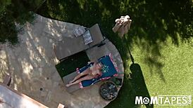 Once, a hot milf neighbor got stunned by my drone skills. She invited me over!