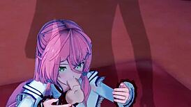 Redo of Healer: Flare Levels Up with Hero's Creampie in Hentai Action