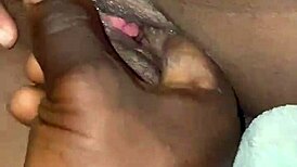 Playing with that nigerian pussy is so fun