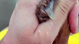 This cute portuguese twink jerks off solo in his neighbor's place.