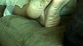 Carmen Sexy Soles with Wrinkled Feet in Close-Up