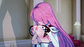 Redo of Healer: Flare Levels Up with Hero's Creampie in Hentai Action