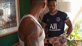 Venezuelan businessman reveals gay secret in wild BDSM orgy with two black guys tearing his ass!