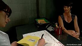 Huge Tits Milf In Lesbian Bondage Scene Gets Whipped